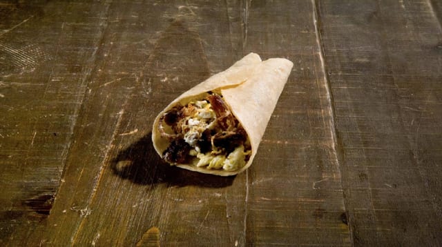Taco Huevo/Machacado.