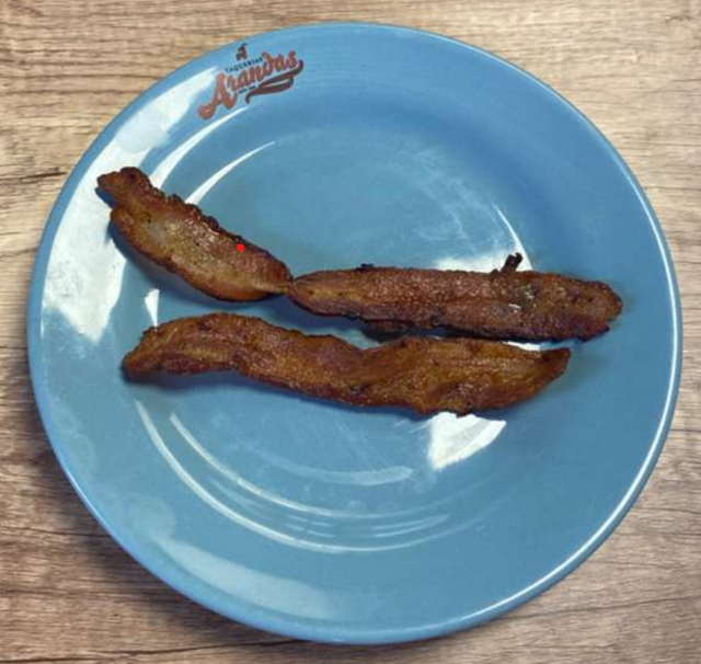 2 Strips of Bacon.