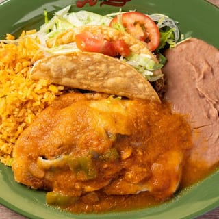 Chile Relleno y Crispy Taco